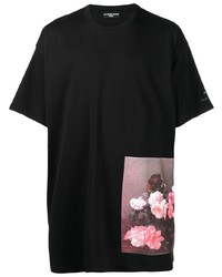 Raf Simons Floral Print Oversized T Shirt