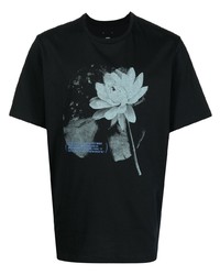 Oamc Floral Print Short Sleeved T Shirt