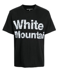 White Mountaineering Forest Logo Print Cotton T Shirt
