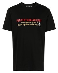 Mastermind World Forever Young At Heart Slogan Print T Shirt
