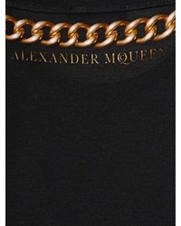 Alexander McQueen Fox Chain Printed Cotton T Shirt