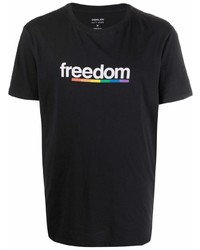 OSKLEN Freedom Stripe Trim T Shirt