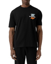 Burberry Ganther Logo Oversize T Shirt