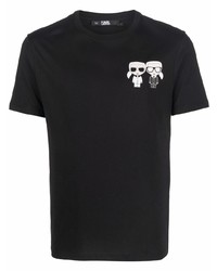 Karl Lagerfeld Gemini Logo Print T Shirt