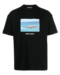 Palm Angels Getty Speedboat Print T Shirt