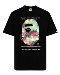 A Bathing Ape Ghost Graphic Print T Shirt