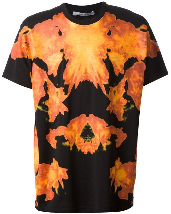 Givenchy Fire Print T Shirt, $730 