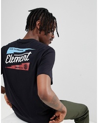 Element Gizmo Back Print T Shirt In Black