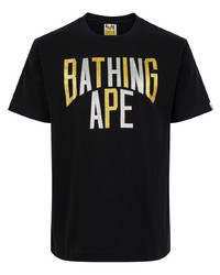 A Bathing Ape Glitter Nyc Logo T Shirt