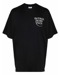 Vetements Global Mind Print Cotton T Shirt