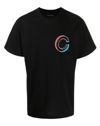 Clot Globe Logo Print Short Sleeve T Shirt