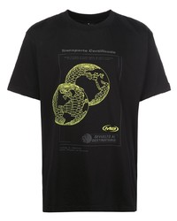 Marcelo Burlon County of Milan Globe Print Boxy T Shirt