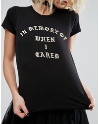 Motel Gothic Print T Shirt