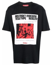 032c Gramsci Print Organic Cotton T Shirt