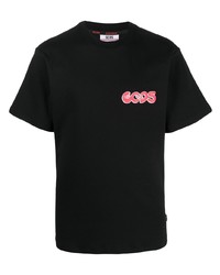 Gcds Graphic Logo Print Cotton T Shirt