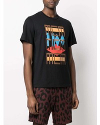 MCM Graphic Logo Print T Shirt