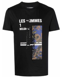 Les Hommes Graphic Logo Print T Shirt
