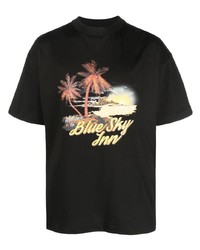 BLUE SKY INN Graphic Logo Print T Shirt