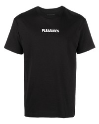 Pleasures Graphic Logo Print T Shirt