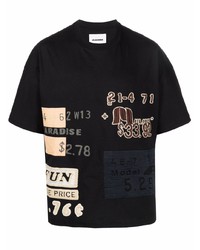 Jil Sander Graphic Patch Cotton T Shirt