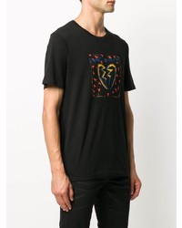 Saint Laurent Graphic Print Cotton T Shirt