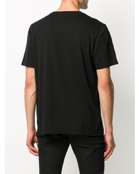 Saint Laurent Graphic Print Cotton T Shirt