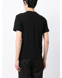 Black Comme Des Garçons Graphic Print Cotton T Shirt