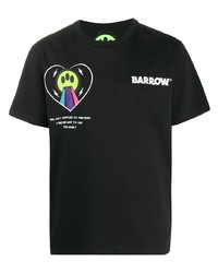 BARROW Graphic Print Cotton T Shirt