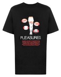 Pleasures Graphic Print Cotton T Shirt