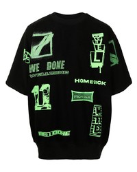 We11done Graphic Print Cotton T Shirt