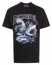 DOMREBEL Graphic Print Cotton T Shirt