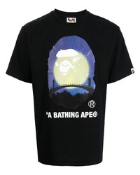 A Bathing Ape Graphic Print Cotton T Shirt