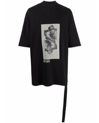 Rick Owens DRKSHDW Graphic Print Cotton T Shirt