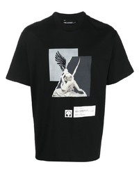 Neil Barrett Graphic Print Cotton T Shirt