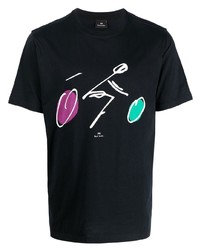 PS Paul Smith Graphic Print Cotton T Shirt