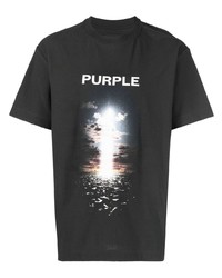 purple brand Graphic Print Cotton T Shirt