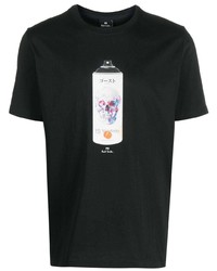 PS Paul Smith Graphic Print Cotton T Shirt