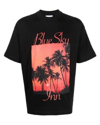 BLUE SKY INN Graphic Print Cotton T Shirt