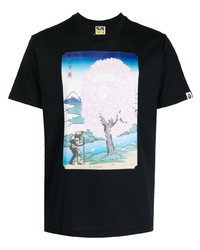 A Bathing Ape Graphic Print Cotton T Shirt