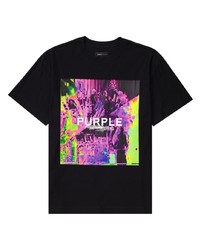 purple brand Graphic Print Cotton T Shirt