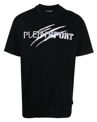 Plein Sport Graphic Print Cotton T Shirt