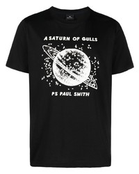 PS Paul Smith Graphic Print Cotton T Shirt