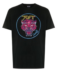 Just Cavalli Graphic Print Crew Neck T Shirt