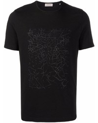 Corneliani Graphic Print Jersey T Shirt