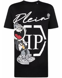 Philipp Plein Graphic Print Logo T Shirt