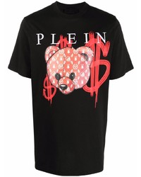 Philipp Plein Graphic Print Logo T Shirt