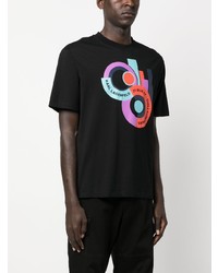 Karl Lagerfeld Graphic Print Organic Cotton T Shirt