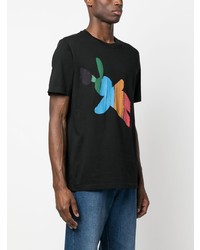 PS Paul Smith Graphic Print Organic Cotton T Shirt