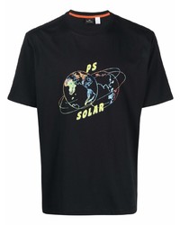 PS Paul Smith Graphic Print Organic Cotton T Shirt