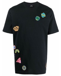 PS Paul Smith Graphic Print Organic Cotton T Shirt